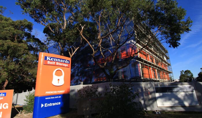 Kennards Self Storage to Open at Frenchs Forest
